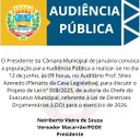 AUDIÊNCIA PÚBLICA LDO 2026