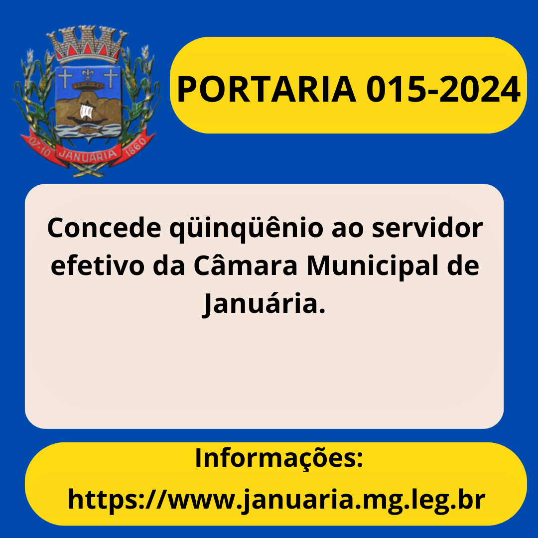 PORTARIA 015 - 2024