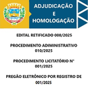 TERMO DE ADJUDICAÇÃO E HOMOLOGAÇÃO 